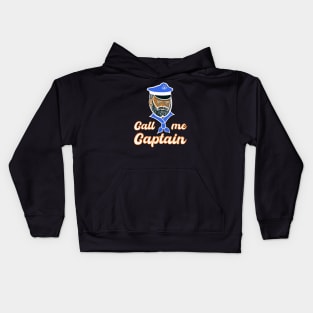 Call me Captain Kids Hoodie